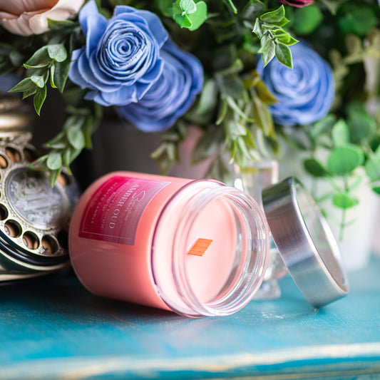 Amber Oud Scented Candle
